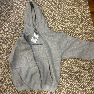 Princess Polly Heather Gray Sweatshirt